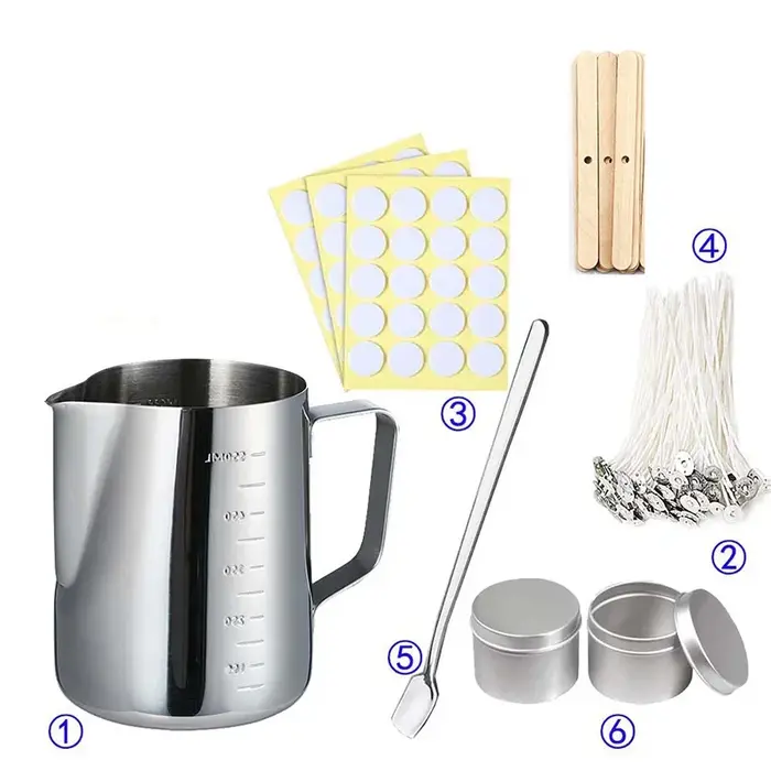 Kit de fournitures de fabrication de bougies