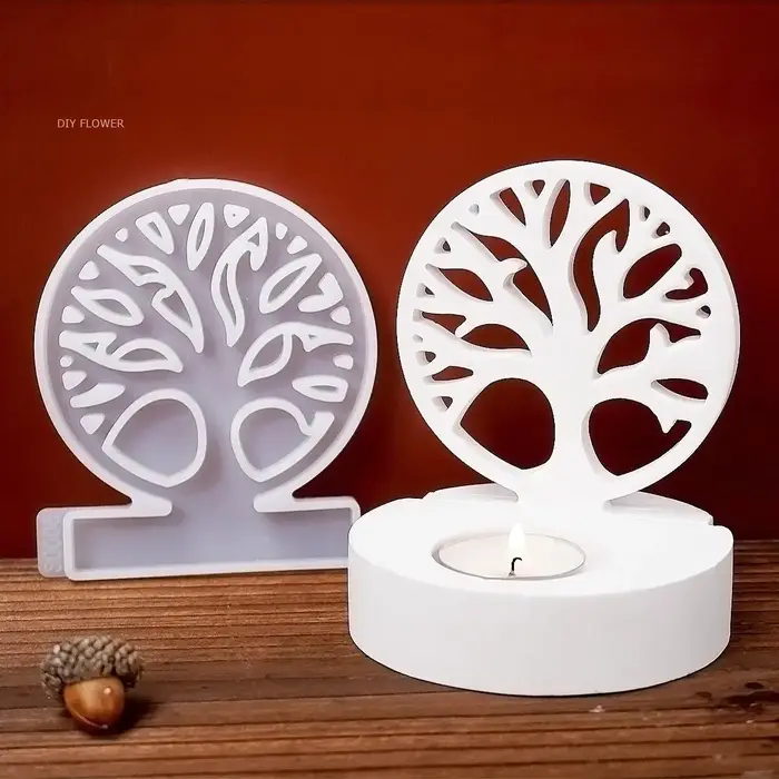 Bougeoir arbre de vie en Silicone
