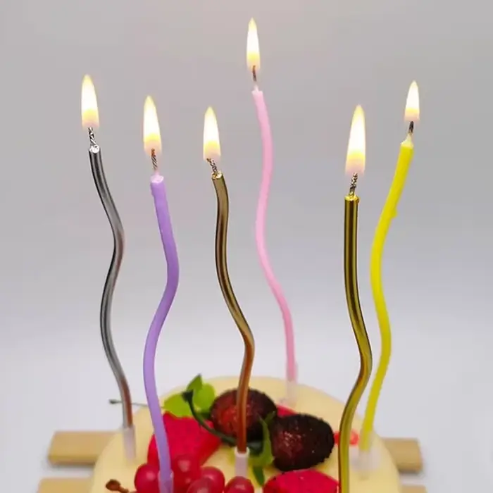 Bougies à gâteau d'anniversaire
