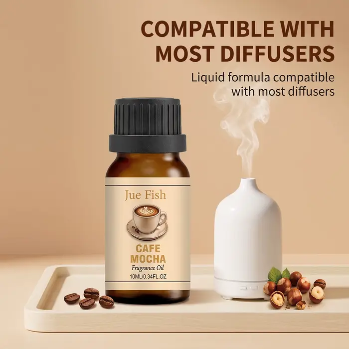 Coffret Cadeau Huiles Parfumées pour Café - Huiles Aromatiques Complètes pour Humidificateur et Diffuseur - Assainisseur d'Air Maison DIY - Pack Cadeau Anniversaire