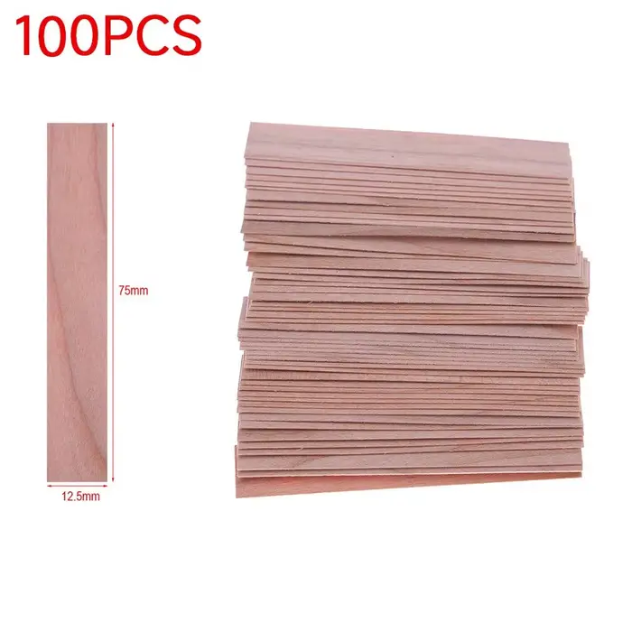 Mèches de bougie en bois pour bricolage artisanal non toxiques variées en couleur pour créer des ambiances douces et saines à offrir pour occasions spéciales