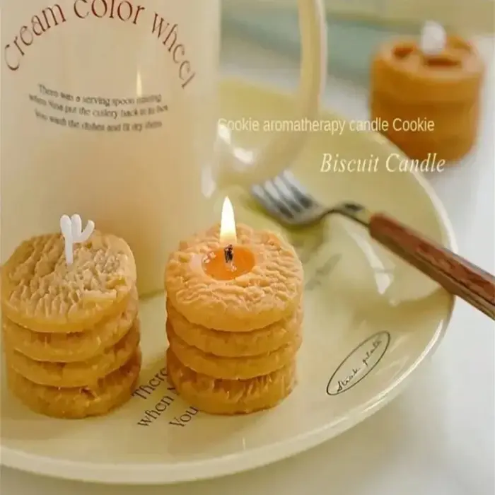 Bougies à biscuits, bougies parfumées à biscuits