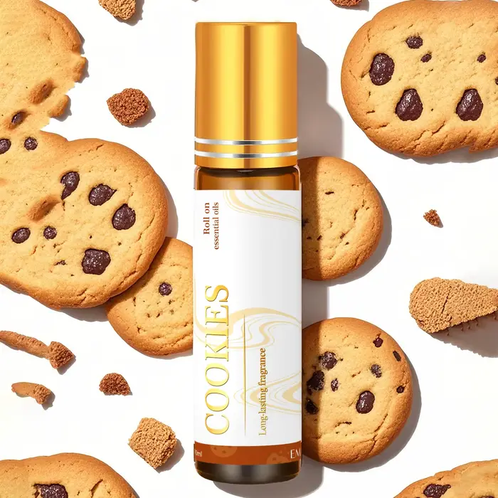 Huile essentielle parfumée aux biscuits Roll-On, 10 ml – Aromathérapie chaude pour le confort et la 