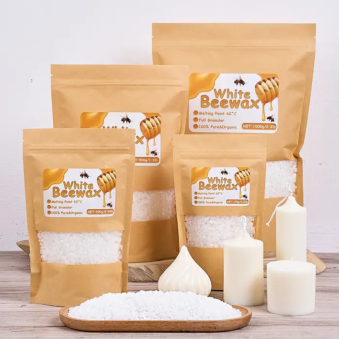 Cire d'abeille blanche granulaire