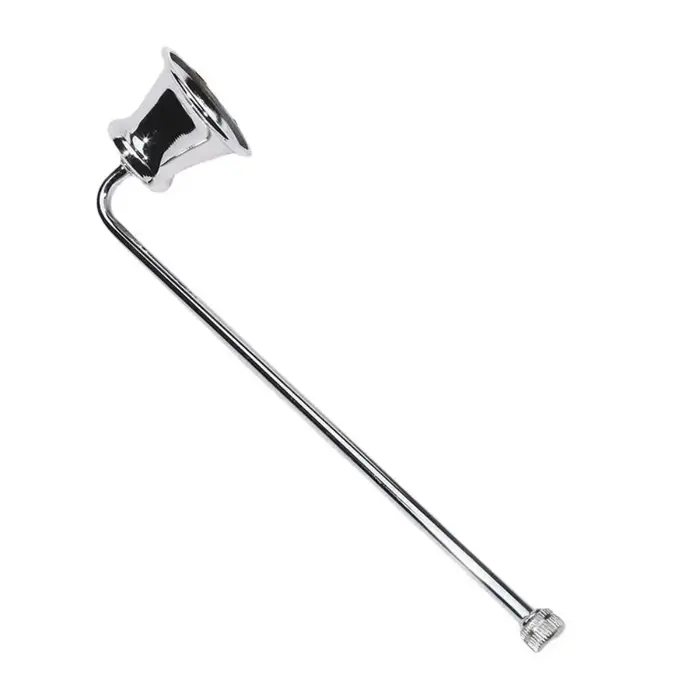 Allumeur de bougie Vintage en forme de cloche, extincteur en métal or/noir/argent, poignée de 18cm, 