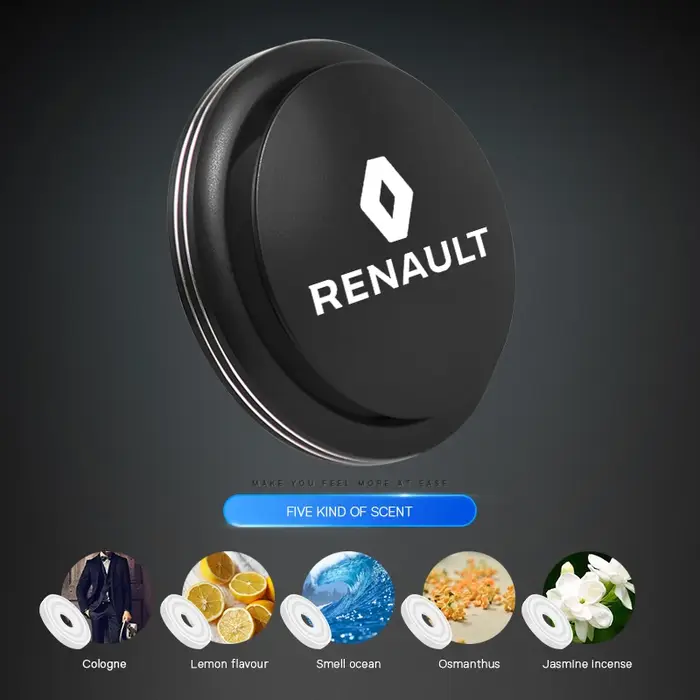 Diffuseur de parfum pour voiture Renault Megane Clio Captur Trafic Scenic Austral Kangoo Arkana Kadjar ambiance personnelle fraîcheur bien-être