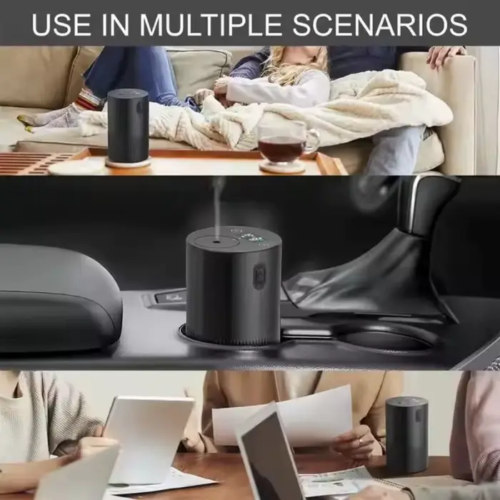 Diffuseur d'huiles essentielles portable, diffuseur d'arômes électrique pour la maison, le bureau, la voiture, machine à diffuser des arômes, parfum d'ambiance