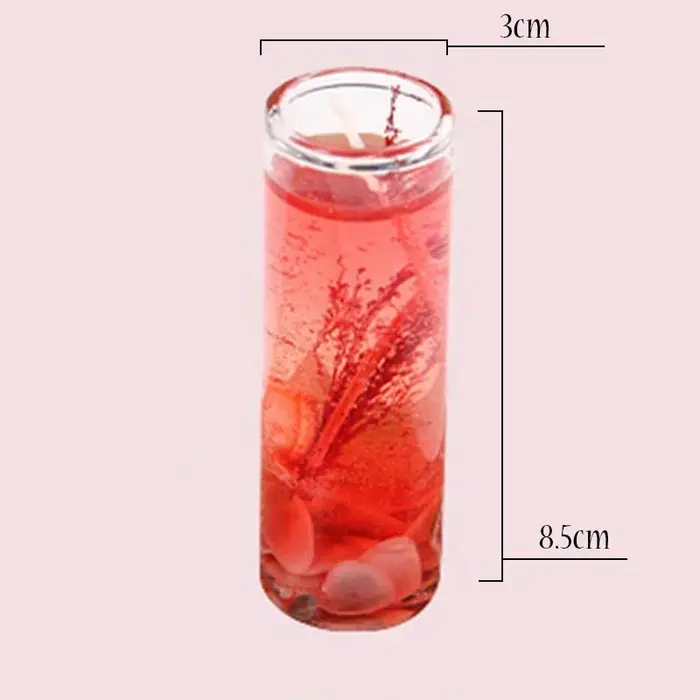 Bougie d'art en verre et gelée parfumée avec coquillages marins pour ambiance romantique et décoration de maison occasions spéciales