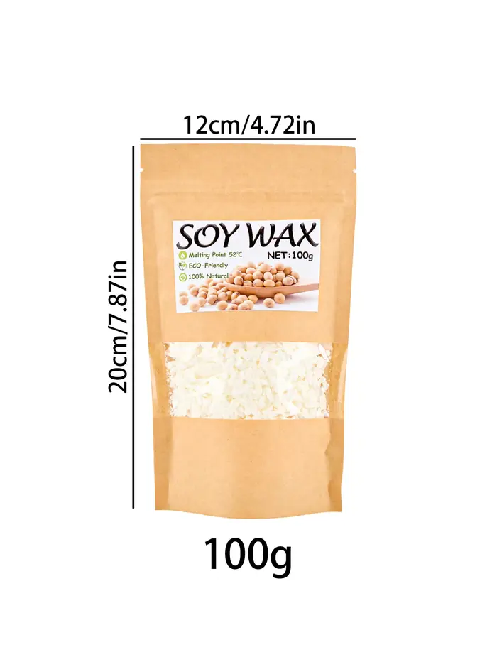 100g-1000g cire de soja naturelle bricolage bougies faites à la main artisanat faisant des fournitur