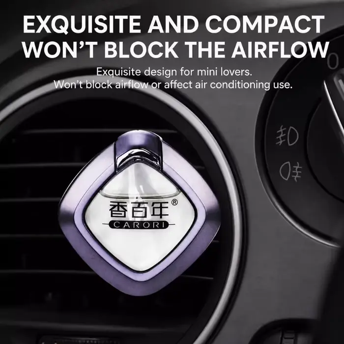 Diffuseur d'air pour voiture CARORI, parfum à clip pour grille d'aération, parfum léger et durable, ornement intérieur de voiture de haute qualité.