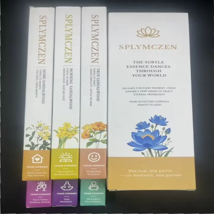 6 parfums d'humeur de qualité (mise au point/yoga/célébration/maison/matin/pureté) | Cadeaux d'aromathérapie longue durée