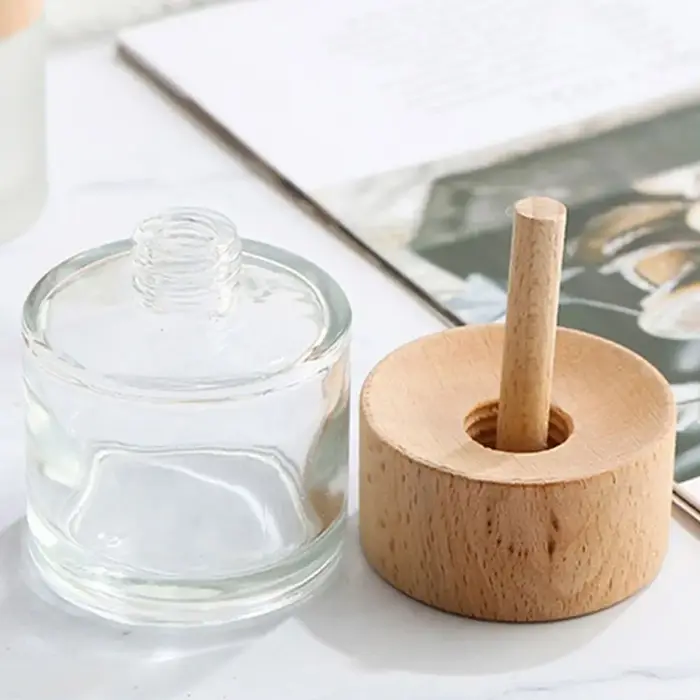 Vase diffuseur de parfum en bois massif