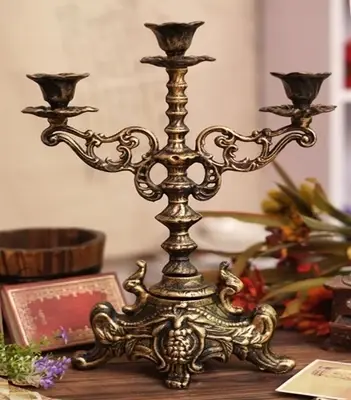 Chandelier Noble européen en fer sculpté Style européen pour Anniversaire Fêtes Familiales Soirées Intimes Occasions Spéciales