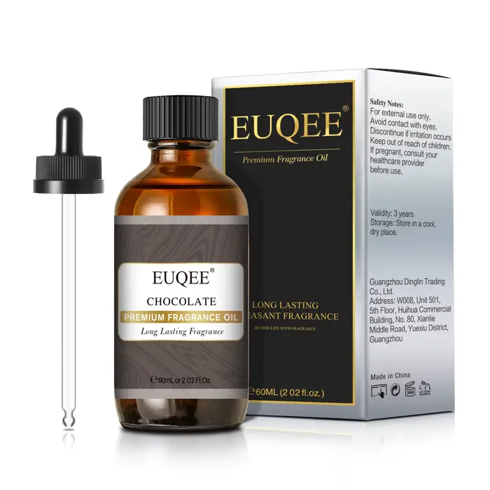 EUQEE 60 ml (2 Fl.Oz.) Huile parfumée pour hommes pour diffuseur de roseaux, huile d'aromathérapie p