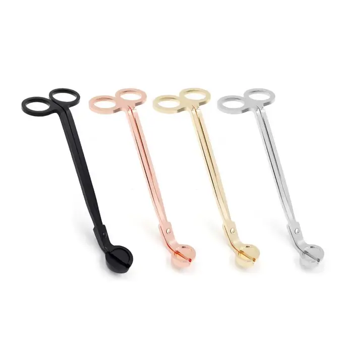 Coupe-mèche de bougie en acier inoxydable