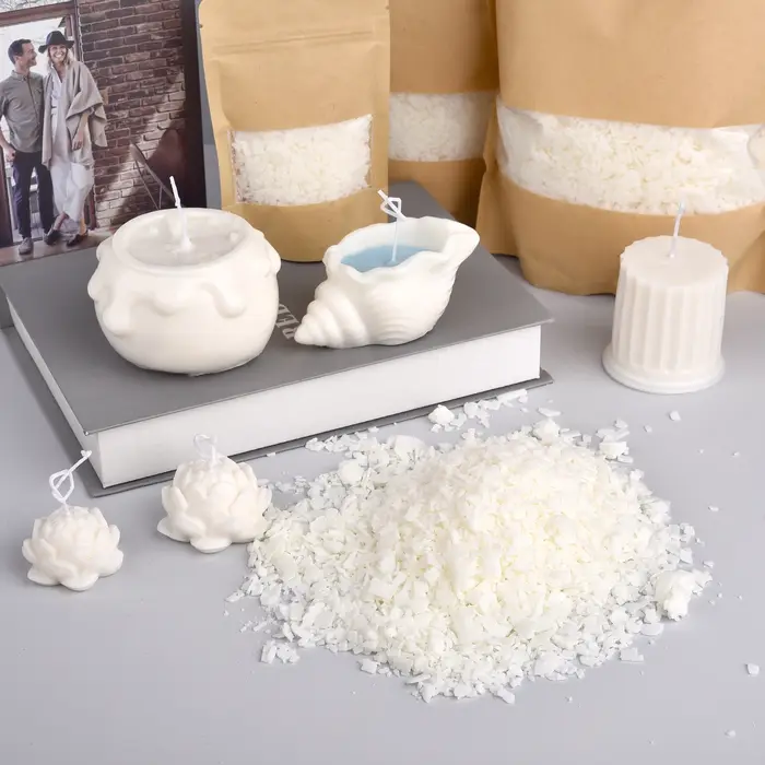 Bougie parfumée en flocons de cire de soja naturelle 50/100g