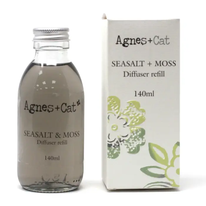 150ml Reed Diffuser Refill - Seasalt and Moss