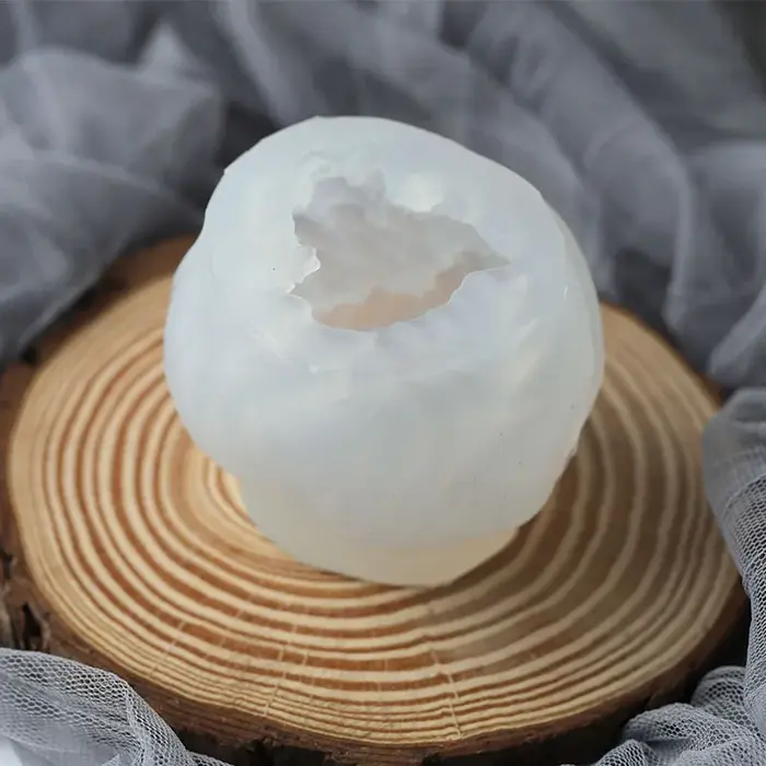 Moule à bougie en forme de laine 3D