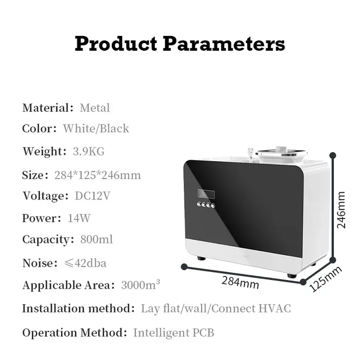 Namste – diffuseur d'arôme de 30000 pieds, parfum domestique, capacité de 800ML, purificateur d'air,