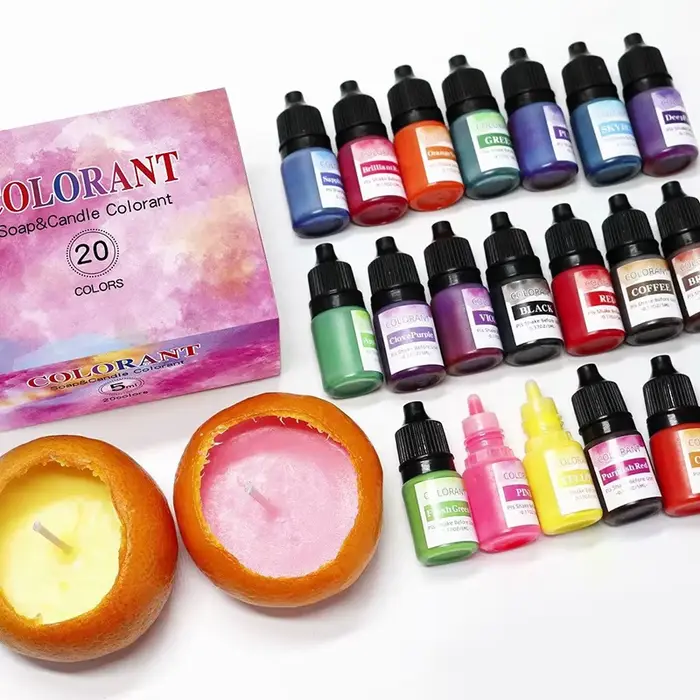 Pigment de colorant de bougie d'aromathérapie
