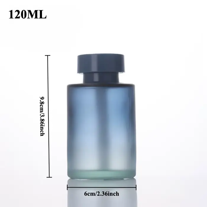 Bouteille de diffuseur en verre vide de 120ML, pot de diffuseur d'aromathérapie rechargeable, conten
