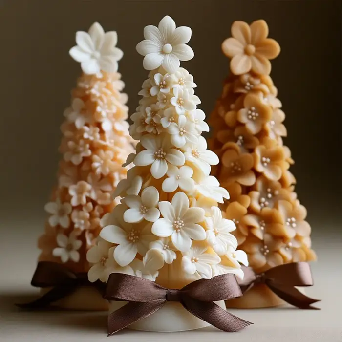 Moule en silicone pour bougie parfumée Arbre de Noël