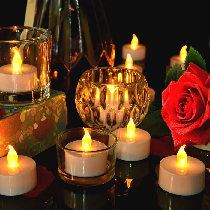 Bougie électronique LED sans flamme, cire tombante, bougie chauffe-plat, flammes réalistes, lampe LED, noël, Halloween, mariage, décoration de maison