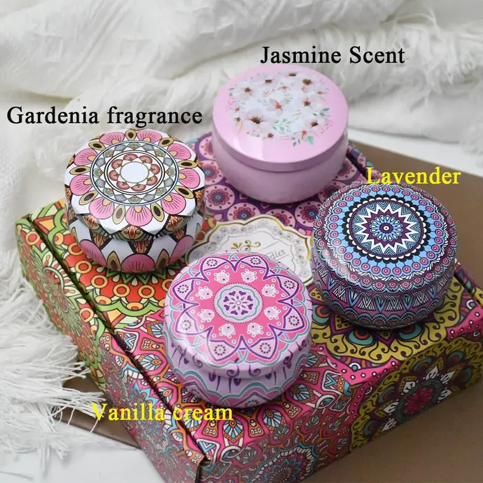 Ensemble de bougies parfumées