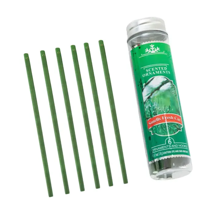 Bâtonnets parfumés de Noël avec flacon pour suspendre rustique, désodorisant et ambiance festive pour porche, patio, anniversaire, salle à manger et cadeaux de fête
