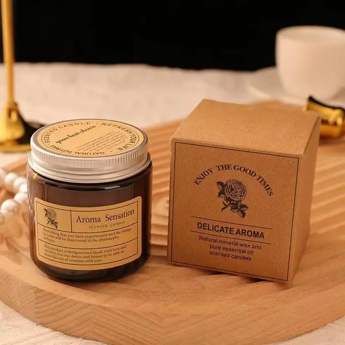 Bougie parfumée aromatique sans fumée cire de soja tasse en verre décoration maison festival mariage cadeau fête anniversaire