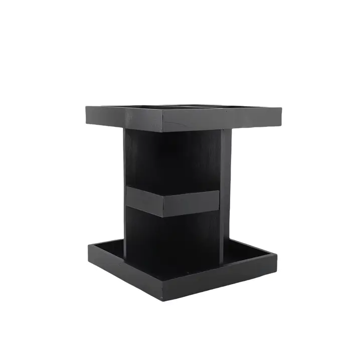 Etagere a parfum 360 degres organisateur rotatif en bois pour parfums montres bijoux et clés de voiture occassions speciales