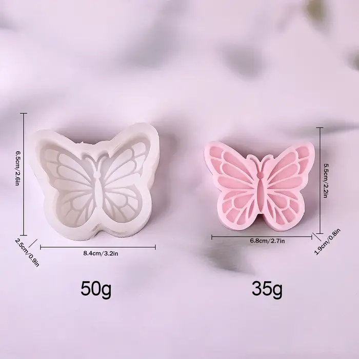 Sculpture belle bougie papillon, moule en Silicone, série d'insectes, moule en résine, aromathérapie