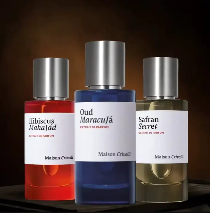 Parfum Oud de Luxe Maison Crivelli élégant oriental floral boisé senteur hibiscus eau de toilette pour homme femmeUsageIdéal pour occasions spéciales cadeau