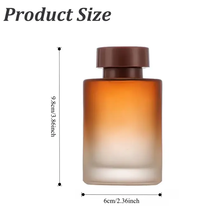 Bouteille diffuseur vide en verre de 120ML