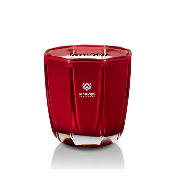 Bougie d'aromathérapie Noble en ébène, vin rouge DV, 80g, 200g, 500g, NOBILE ROSSO, parfum d'intérie