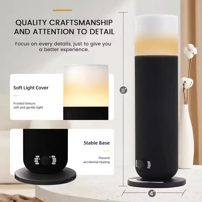 Diffuseur de parfum électrique intelligent pour purifier l'air et diffuser des huiles essentielles à la maison ou en hôtel avec contrôle Bluetooth et choix de couleurs