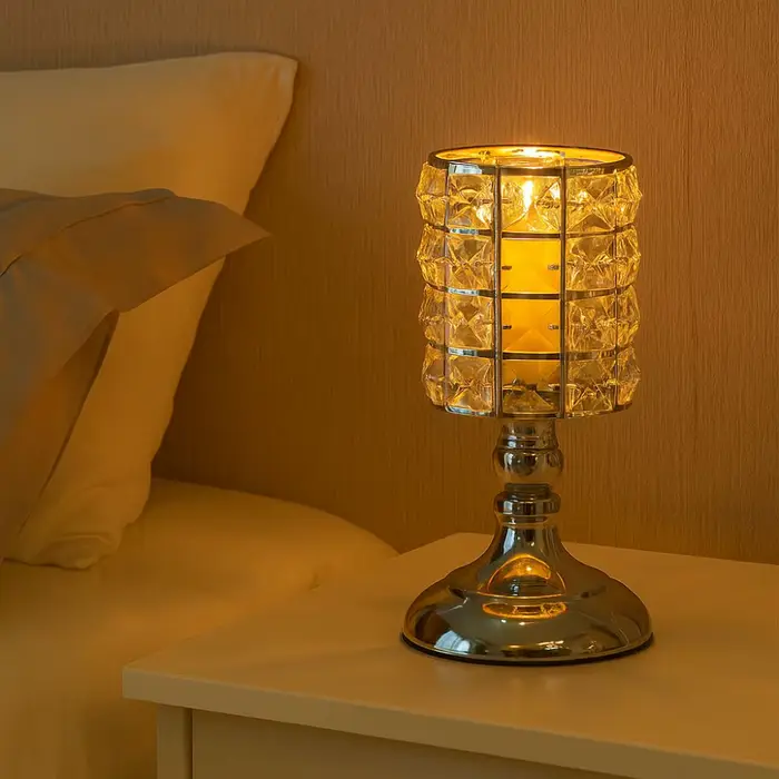 Porte-bougie en cristal de style européen décoratif chandelier romantique de luxe lanterne à bougie vintage brillante table de fête or argent blanc bourgogne golden rouge silver
