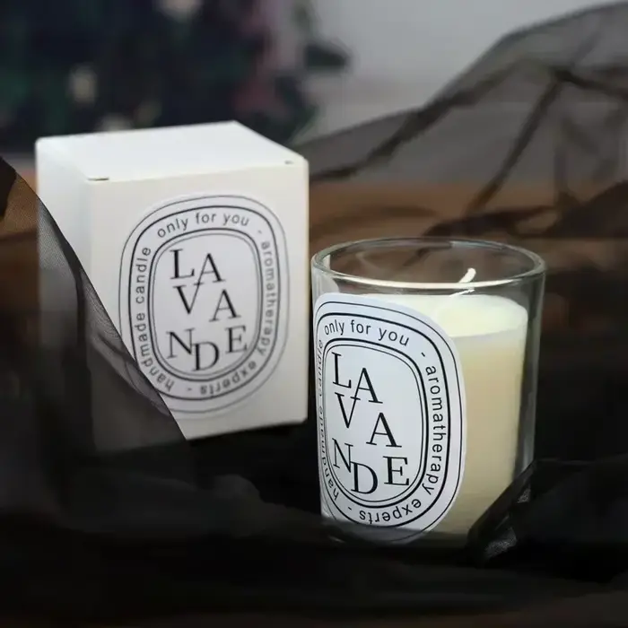 Bougie parfumée transparente romantique, cadeau lumineux, bougies aromatiques, cadeau pour invités, bougies de mariage, bougie en pot