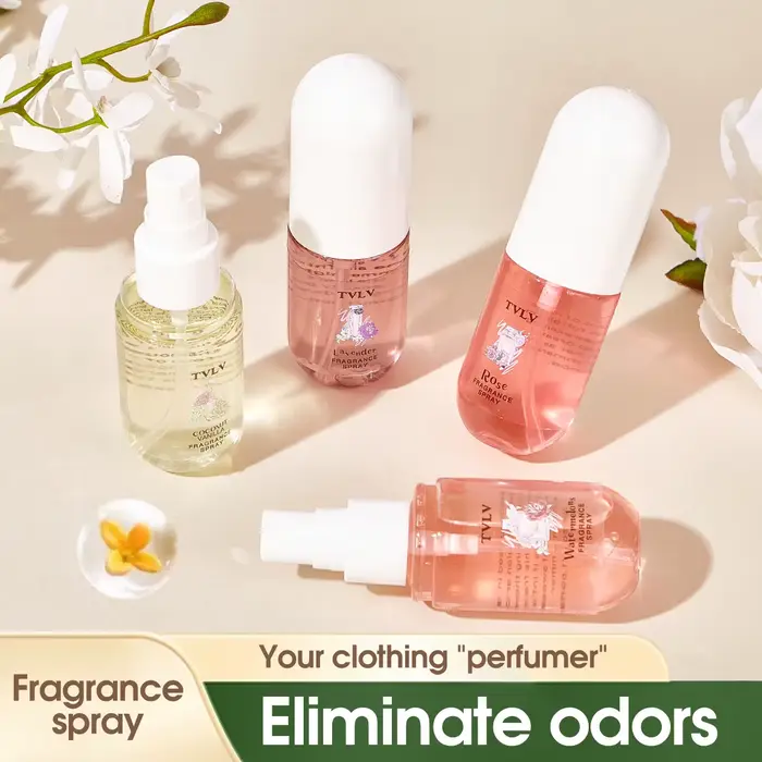 Spray Parfumé Sans Alcool 50ml Coco Rose - Parfum Frais Longue Durée Idéal pour les Fêtes
