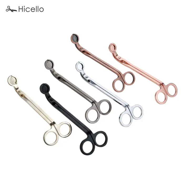 Coupe-mèche de bougie en acier inoxydable