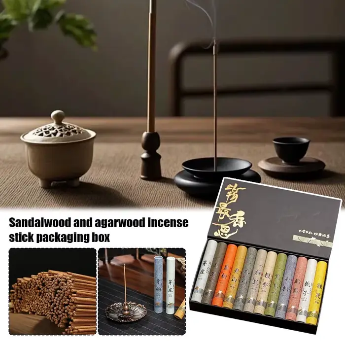 Coffret Cadeau d'Encens à 12 Saveurs - Pour la Maison