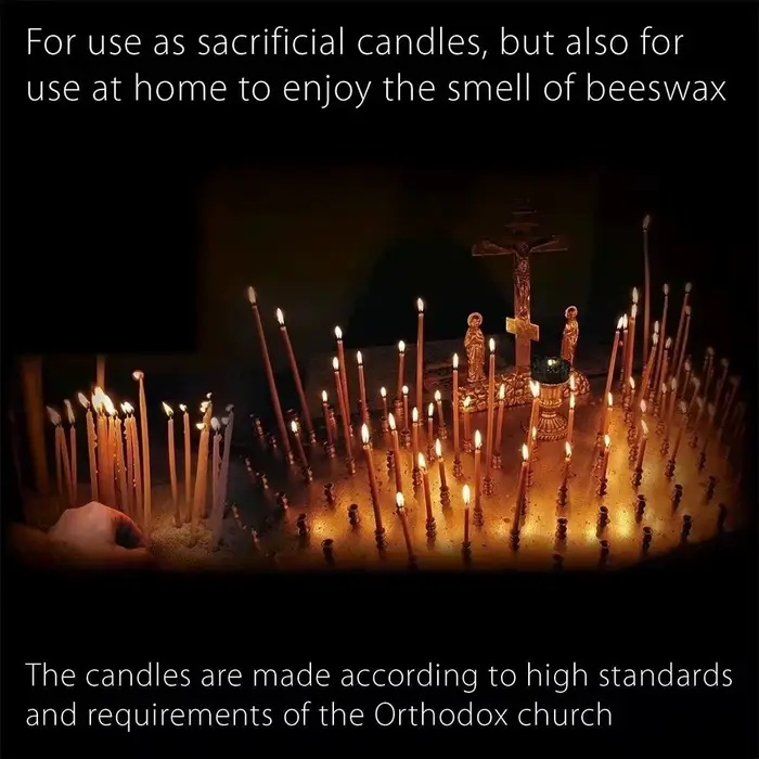 Bougie en cire d'abeille naturelle, 50 à 200 pièces, bougies de Hanouka, décoration, bougie d'anniversaire en cire d'abeille pure pour la prière à l'église, gâteau, fête de Noël