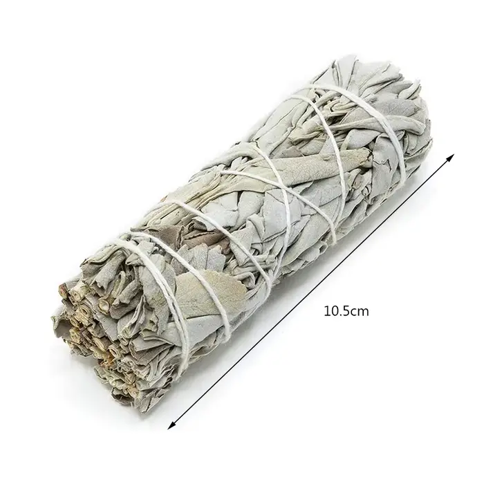 Bâtons d'encens de sauge blanche pour purification et nettoyage de la maison, aromathérapie portable à brûler