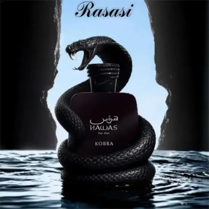 Rasasi Hawas Eau de Parfum Orientale Intense Cologne Masculine Longue Tenue Cadeau Pour Homme Occasions Spéciales