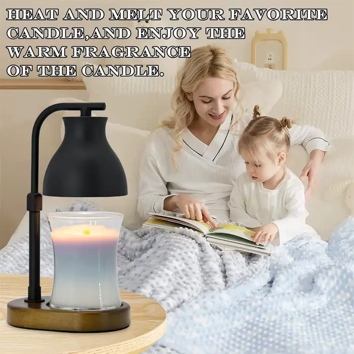 Lampe chauffe-bougie avec minuterie