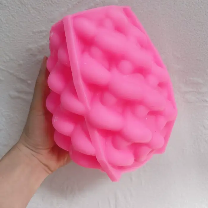 Morning Glory – moules à bougies en Silicone, Design floral, Sculpture tourbillonnante, pilier, boug