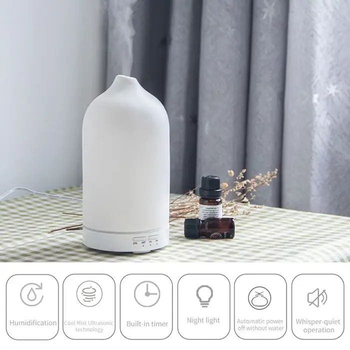 Diffuseur d'huile essentielle d'aromathérapie en céramique