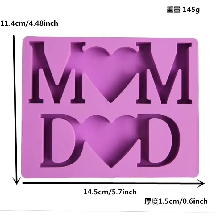 Bougie parfumée en relief pour la fête des mères, moule en Silicone pour bricolage, plâtre, grossess