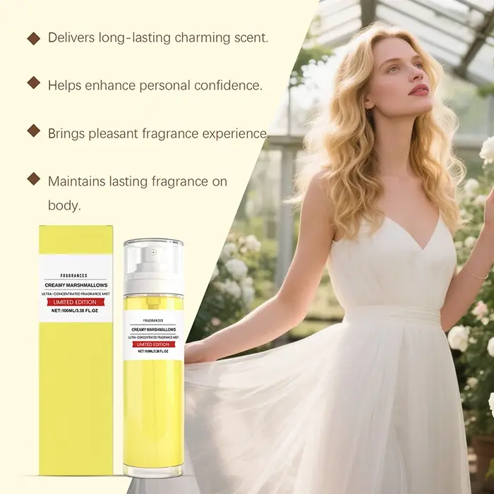 Brume de parfum de guimauve crémeuse