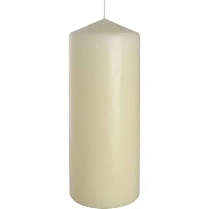 Single Pillar Candle 80x200mm - Ivory